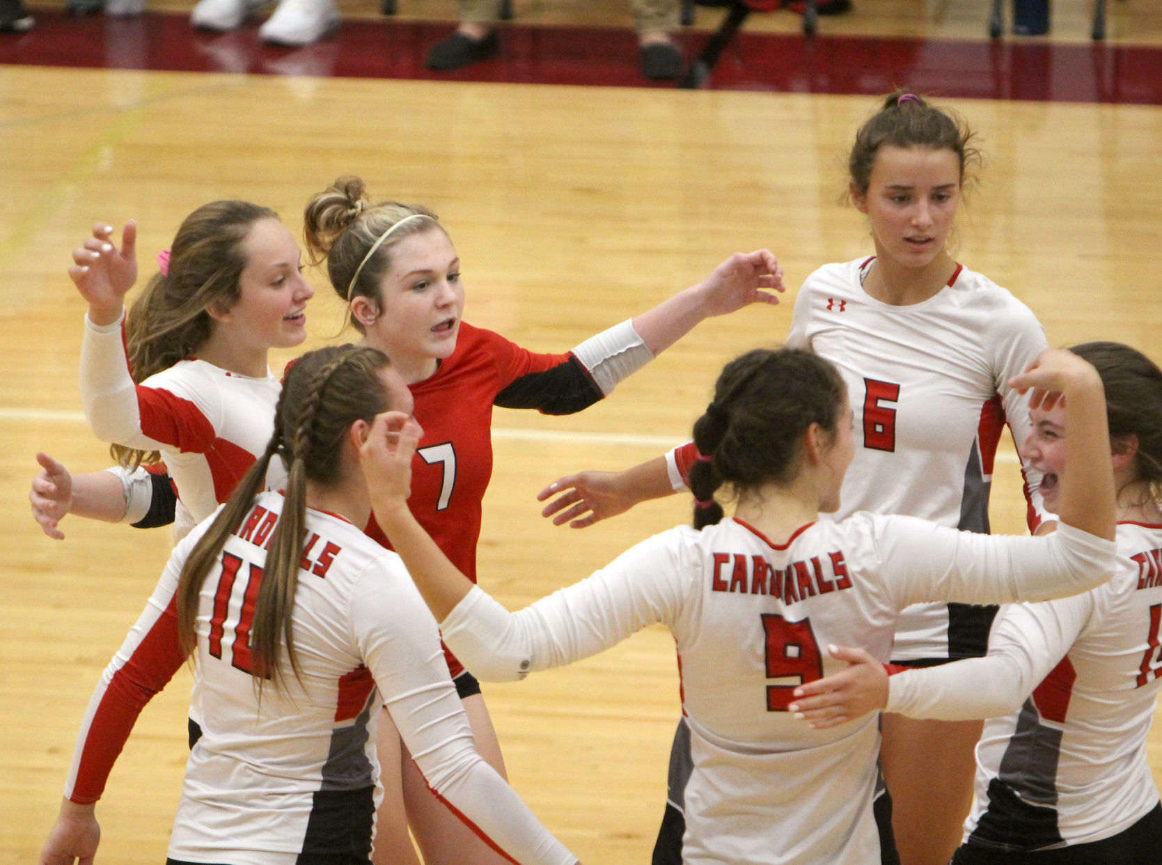 Chi-Hi volleyball at Menomonie 9-23-21